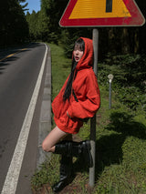 (UNISEX) ラムス起毛フード