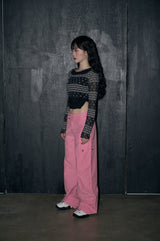 classic cargo slacks - pink