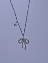 Shiny Ribbon Necklace