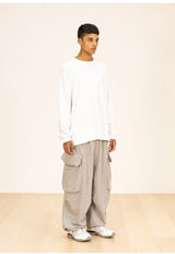 DIVISION WIDE CARGO STRING PANTS
