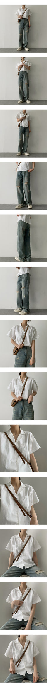ヴィーゾデミーウォッシュドアウトデニムパンツ / VISODEMY Washed-out Denim Pants