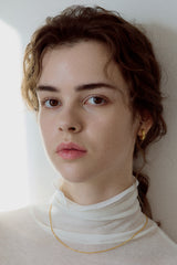 Matt Hoop One-touch Earrings