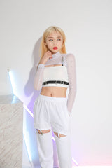 ビジョハイカットフィッシュネット/TOP(8426) Bijo High Cut Fishnet