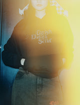 ホットフィックスセラーロゴフーディー / W HOTFIX SELLER LOGO HOODIE BLACK(CV2CFFM409A)