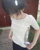 strap mesh t-shirt_ grey