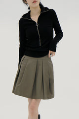 ロングジップTシャツ / long zip t-shirt