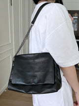 マットチェーンバッグ / matte black chain bag