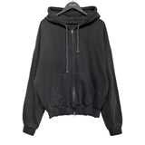 (UNISEX)シェルダメージピグメントオーバーフード