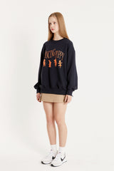 ダンシングパピースウェットシャツ / 25P DANCING PUPPY SWEAT SHIRTS_NAVY