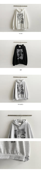 [Fleece] Tech king oversized fit hoodie