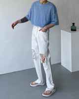 90's ソルモヘアショートスリーブTシャツ / 90's Sol Mohair Short-Sleeved T-Shirt (3 colors)