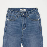 CLASS:y ストレートフィットロールアップハイスパンデックスジーンズ/CLASS:y STRAIGHT FIT ROLL UP HIGH SPANDEX JEAN [6865]