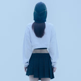 チェックプリーツラップスカート/0 9 check pleats wrap skirt - GREEN