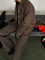 Un Crack Stitch Jacket  (3color)