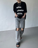 オウンキャピタルレタリング半袖Tシャツ