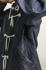 フードカーディガンジャケット / HOOD CARDIGAN JACKET-INDIGO NAVY