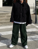 アデルコーデュロイダブルピンタックパンツ / ADEL CORDUROY DOUBLE PINTUCK PANTS