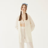 OVERSIZED PLEATS SHIRTS (IVORY) (6579703283830)