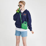 Logo mini cross bag [Green] (6610297061494)