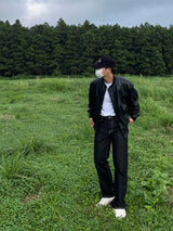 ラーセミデニムパンツ / LUR SEMI DENIM PANTS(2COLOR)