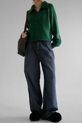 ディープリーカラーカーディガン/Deeplly collar cardigan (3color)