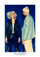 ショート丈ブレザー / Cropped blazer with sleeve design (4363514740854)