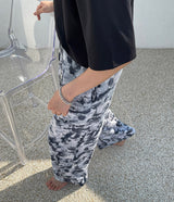 プリントプリーツパンツ / [Made] Printed Pleats Pants (2 colors)