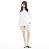 ベーシックパッチロングスリーブT/BASIC PATCH LONG-SLEEVED T-WHITE