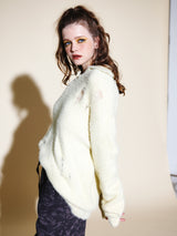 DAMAGE COLLAR KNIT (6635438932086)