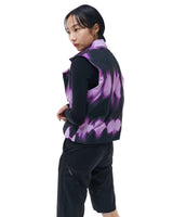 カラーコントラストダウンベスト/Colour Contrast Down Vest _ Purple