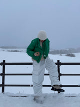 Temperature padding wide pants