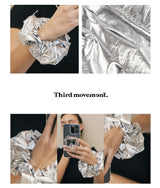 Silver Scrunchie (Silver)