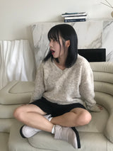 フレスノⅤネックニット