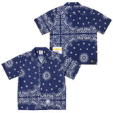 23 ペイズリーショートスリーブシャツ / 23 PAISLEY SHORT SLEEVES SHIRTS KHAKI / NAVY