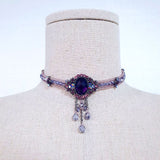 ラプンツェルチョーカー / Rapunzel violet choker
