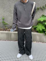 うるふリネンデニムパンツ/WOLF LINEN DENIM PANTS(XS~L)