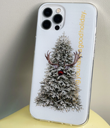 メリークリスマスルドルフつリーフォーンケース / Merry Christmas Rudolph Tree Phone Case