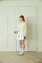 TIDY ROUND TWEED JACKET