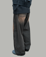 Rowdy washed curve denim jeans