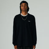 オーバーフィットパーソナルプリンティングロングスリーブT/OVERFIT PERSONAL PRINTING LONG-SLEEVED T-BLACK