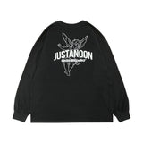 コラボレーションロングスリーブTシャツ（ブラック）I JUST A NOON × ODD STUDIO (6698720034934)