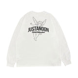 コラボレーションロングスリーブTシャツ（ホワイト）I JUST A NOON × ODD STUDIO (6698718625910)
