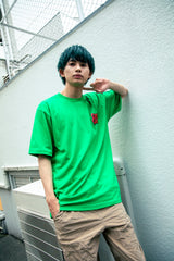 コラボレーション半袖Tシャツ（グリーン）I ONE N' ONLY × SSUNDAYY