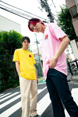 コラボレーション半袖Tシャツ（イエロー）I ONE N' ONLY × SSUNDAYY