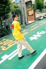 コラボレーション半袖Tシャツ（イエロー）I ONE N' ONLY × SSUNDAYY