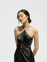 スイトピードレス / Sweetpea dress (Black) (6570838655094)